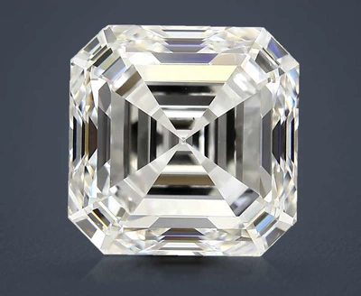 4.21ct G VS2 Rare Carat Ideal Cut Asscher Diamond