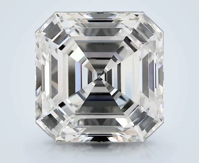 3.05ct F VS1 Rare Carat Ideal Cut Asscher Lab Grown Diamond