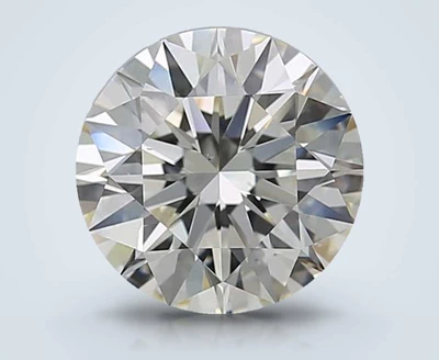 3.10ct J VS2 Rare Carat Ideal Cut Round Diamond