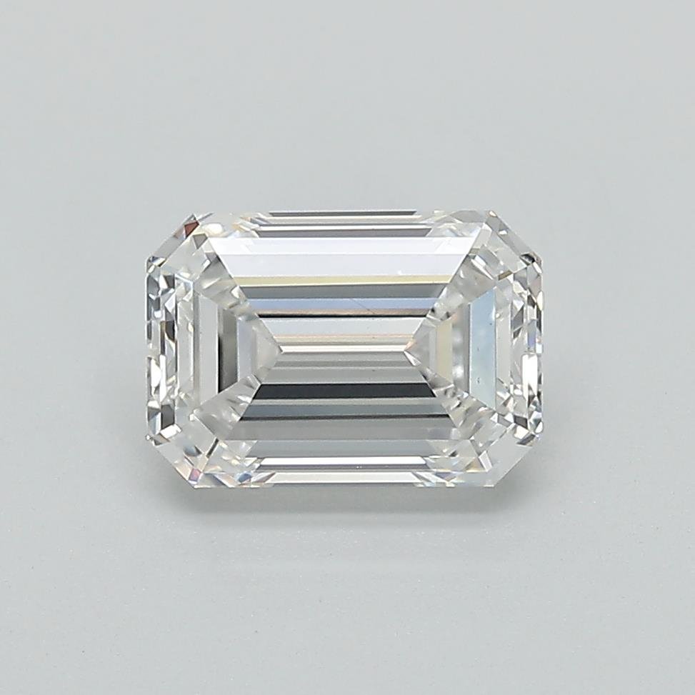 2.03ct E SI1 Excellent Cut Emerald Lab Grown Diamond