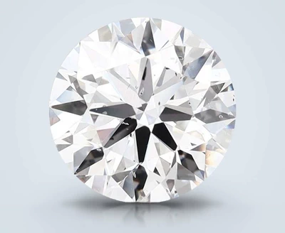 3.01ct F SI1 Ideal Cut Round Lab Grown Diamond