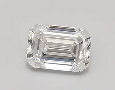 0.79ct D VVS2 Rare Carat Ideal Cut Emerald Lab Grown Diamond