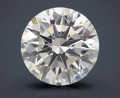 0.57ct H VS2 Rare Carat Ideal Cut Round Diamond