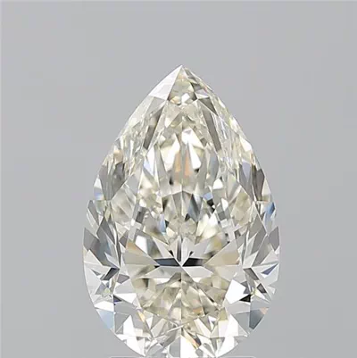3.02ct J VVS1 Very Good Cut Pear Diamond