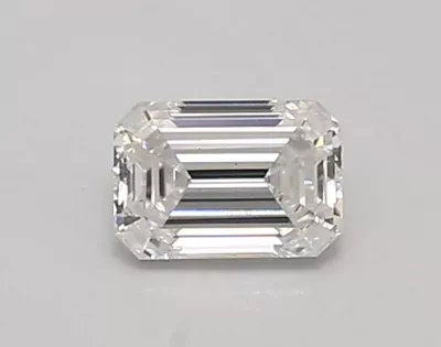 0.64ct D VS1 Rare Carat Ideal Cut Emerald Lab Grown Diamond