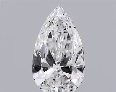 1.50ct F SI2 Rare Carat Ideal Cut Pear Lab Grown Diamond