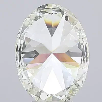 6.01ct J SI1 Rare Carat Ideal Cut Oval Diamond