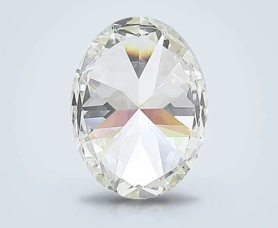 6.01ct J SI1 Rare Carat Ideal Cut Oval Diamond