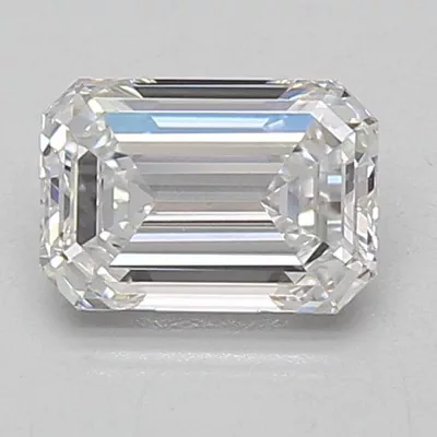 1.32ct D VVS2 Rare Carat Ideal Cut Emerald Lab Grown Diamond