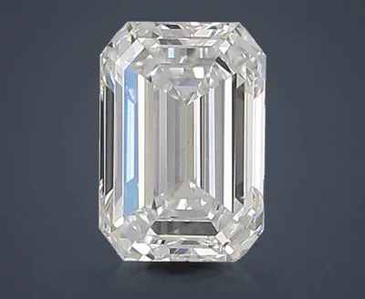1.32ct D VVS2 Rare Carat Ideal Cut Emerald Lab Grown Diamond