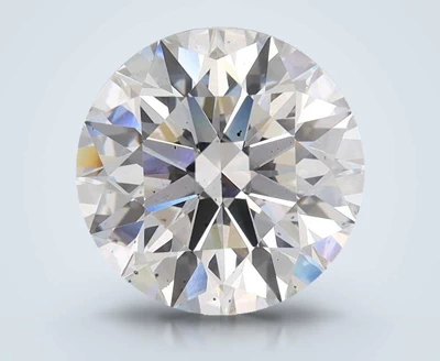 3.51ct E SI1 Rare Carat Ideal Cut Round Lab Grown Diamond