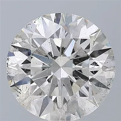 4.01ct F SI2 Rare Carat Ideal Cut Round Diamond