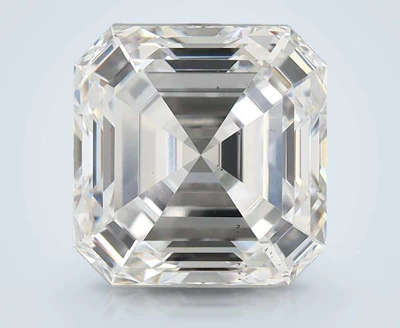 5.04ct D VS2 Rare Carat Ideal Cut Asscher Lab Grown Diamond