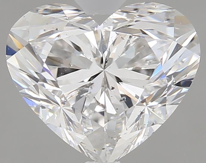 1.01ct F SI2 Rare Carat Ideal Cut Heart Diamond