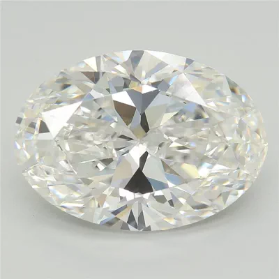 4.86ct E VS1 Rare Carat Ideal Cut Oval Lab Grown Diamond