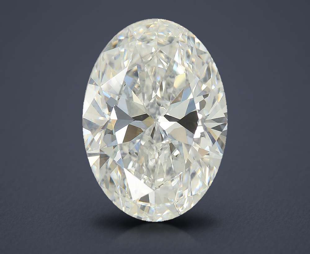 4.86ct E VS1 Rare Carat Ideal Cut Oval Lab Grown Diamond