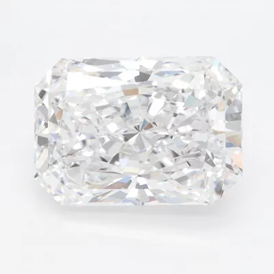 3.10ct D VVS2 Rare Carat Ideal Cut Radiant Lab Grown Diamond