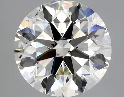 2.21ct K SI1 Rare Carat Ideal Cut Round Diamond