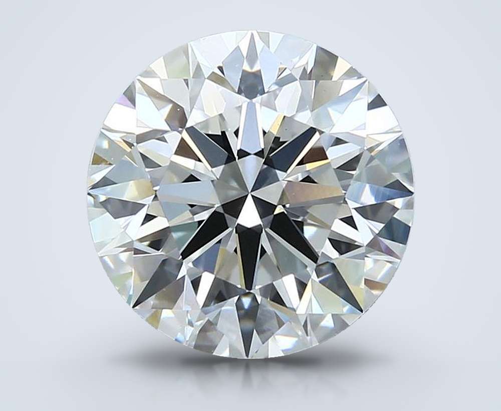 4.51ct F VS1 Rare Carat Ideal Cut Round Lab Grown Diamond