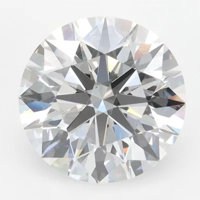 3.74ct D VVS2 Rare Carat Ideal Cut Round Lab Grown Diamond