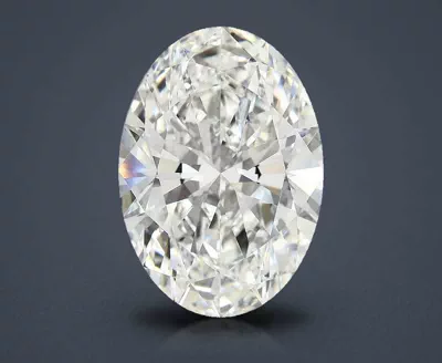 10.40ct F VVS2 Rare Carat Ideal Cut Oval Lab Grown Diamond