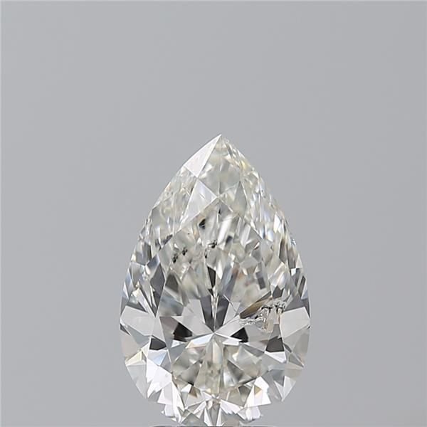 3.01ct H SI2 Rare Carat Ideal Cut Pear Diamond