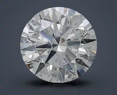 2.81ct J SI2 Rare Carat Ideal Cut Round Diamond