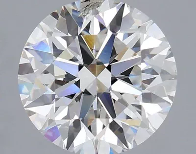 2.88ct F SI2 Excellent Cut Round Lab Grown Diamond