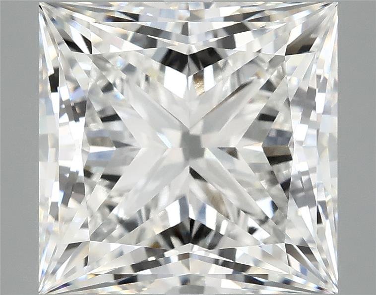 7.79ct F VVS2 Rare Carat Ideal Cut Princess Lab Grown Diamond