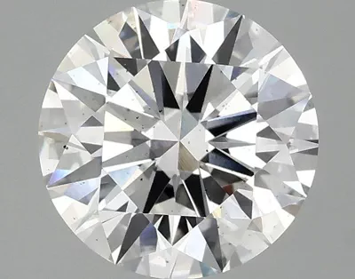 2.48ct F SI1 Rare Carat Ideal Cut Round Lab Grown Diamond