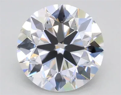 2.01ct D VS2 Excellent Cut Round Lab Grown Diamond