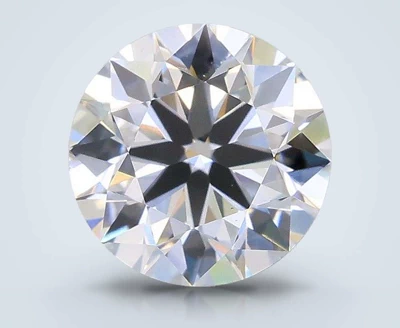 2.01ct D VS2 Excellent Cut Round Lab Grown Diamond