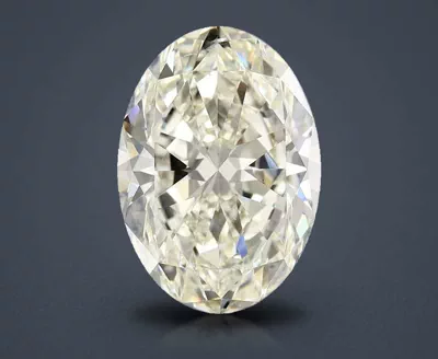 4.02ct J SI1 Very Good Cut Oval Diamond