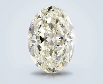 4.02ct J SI1 Very Good Cut Oval Diamond