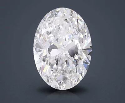 12.01ct F VS2 Rare Carat Ideal Cut Oval Lab Grown Diamond