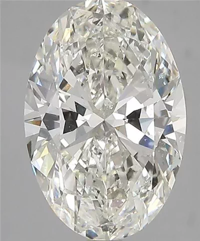 3.09ct I SI1 Rare Carat Ideal Cut Oval Diamond