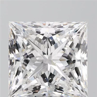 7.01ct F VS1 Rare Carat Ideal Cut Princess Lab Grown Diamond