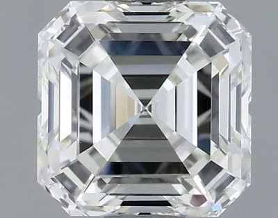 1.01ct H VS1 Rare Carat Ideal Cut Asscher Diamond