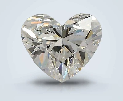 1.58ct E VS1 Rare Carat Ideal Cut Heart Lab Grown Diamond