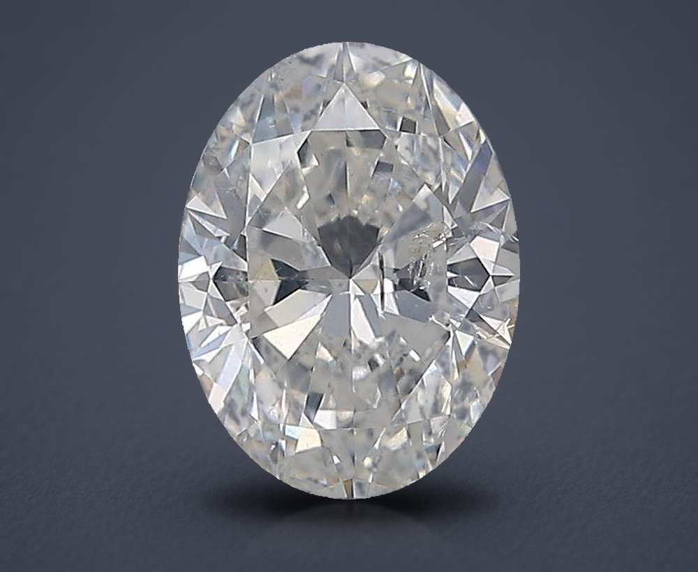 1.15ct G SI2 Rare Carat Ideal Cut Oval Diamond