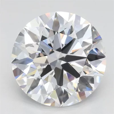 3.14ct D IF Rare Carat Ideal Cut Round Lab Grown Diamond