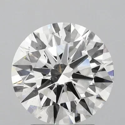 3.01ct G SI1 Excellent Cut Round Lab Grown Diamond