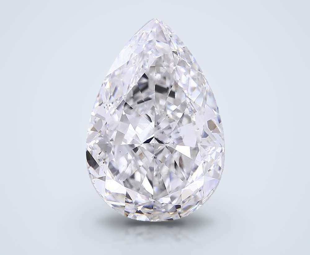 14.21ct G VS2 Rare Carat Ideal Cut Pear Lab Grown Diamond