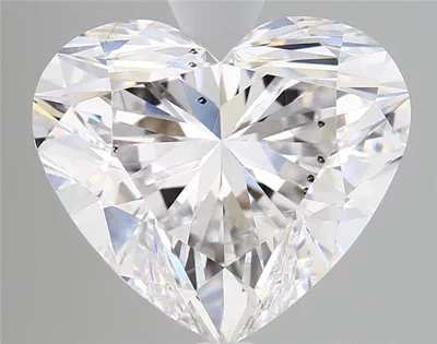 3.20ct E SI1 Rare Carat Ideal Cut Heart Diamond