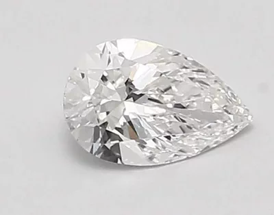 0.86ct D VVS2 Rare Carat Ideal Cut Pear Lab Grown Diamond