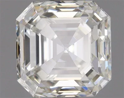 2.04ct J VS1 Rare Carat Ideal Cut Asscher Diamond