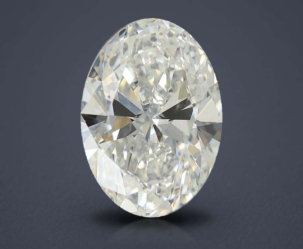 4.52ct E VS1 Rare Carat Ideal Cut Oval Lab Grown Diamond