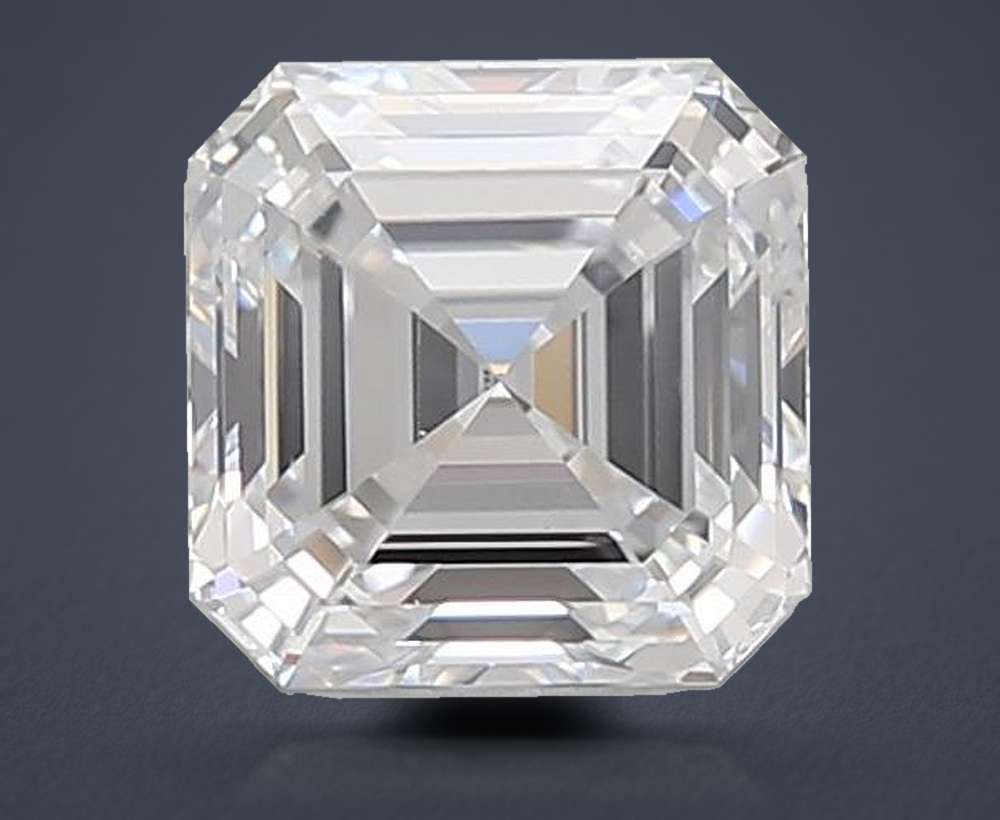 1.52ct D VS1 Rare Carat Ideal Cut Asscher Lab Grown Diamond