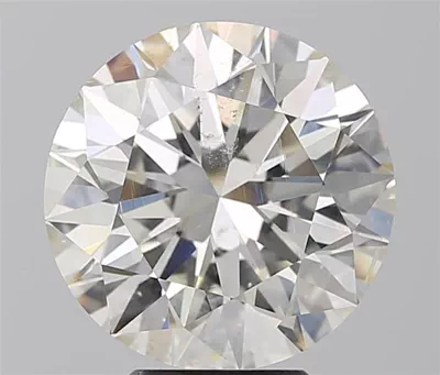 5.15ct J SI2 Rare Carat Ideal Cut Round Diamond