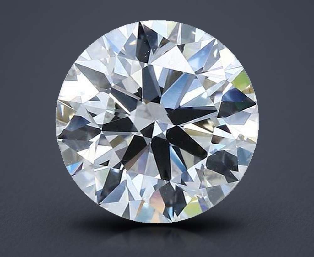 4.02ct G VS2 Rare Carat Ideal Cut Round Diamond